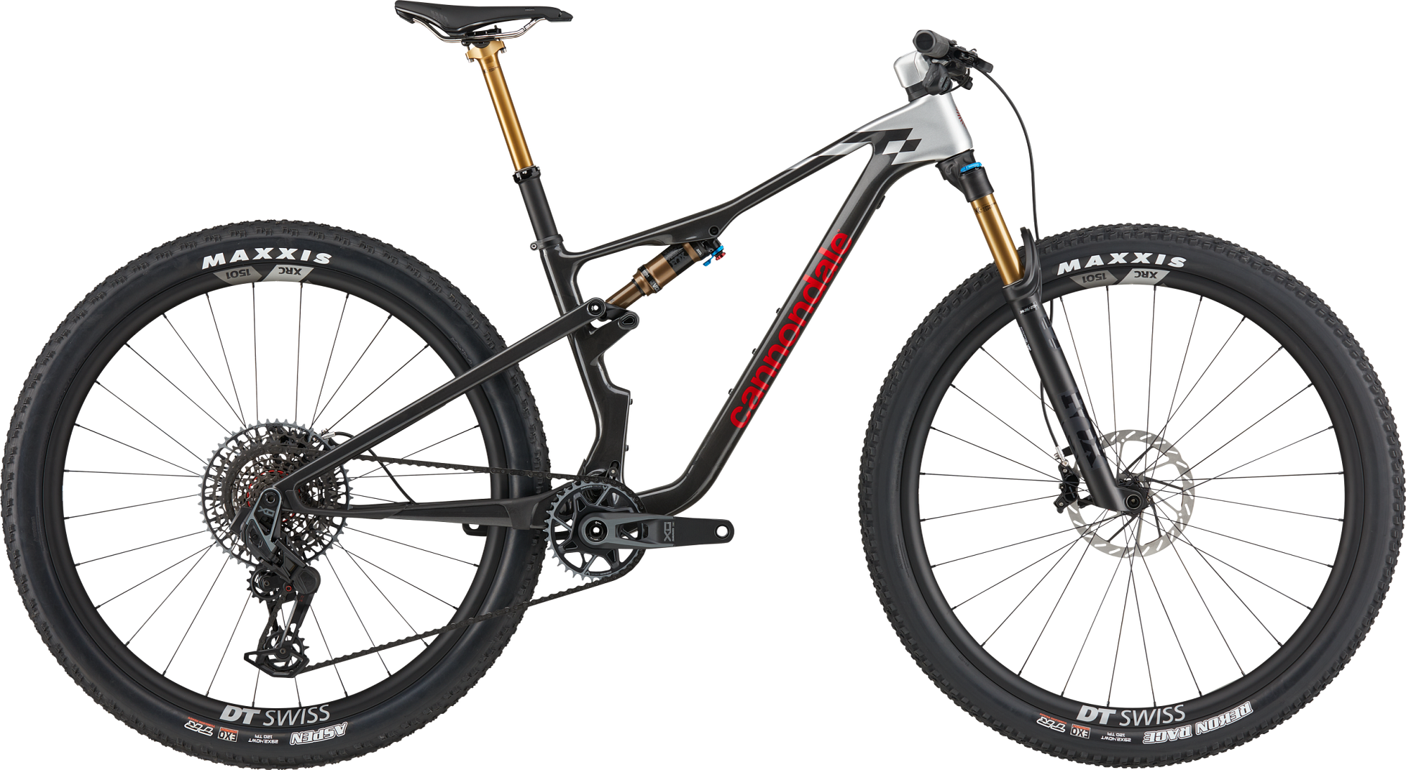 Cannondale Scalpel 1, bicicleta de cross-country em carbono, vista lateral